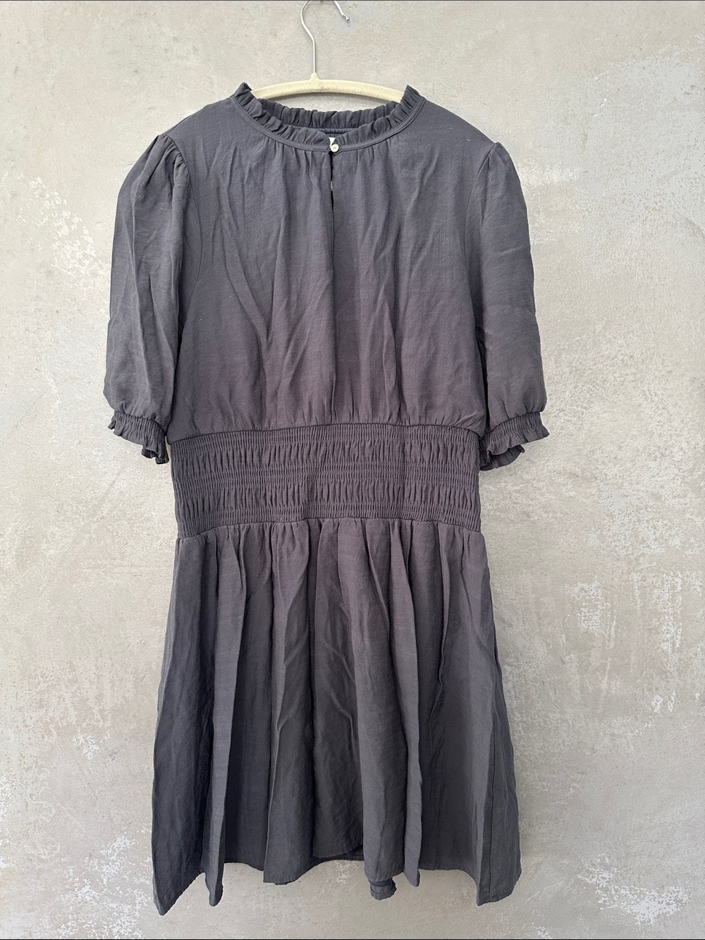 VINTAGE NINE WEST DRESS MINIMALIST GRAY LARGE